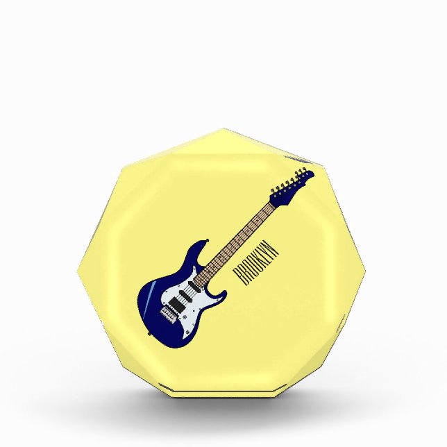 Bloc Photo Illustration de guitare électrique (Devant)