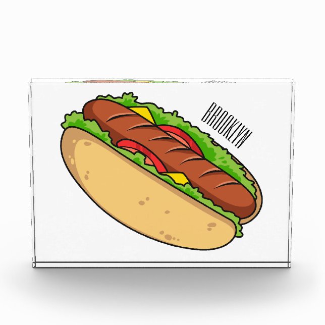 Bloc Photo Illustration de Hot dog (Devant)