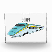 Illustration de la bande dessinée d'un train à bal