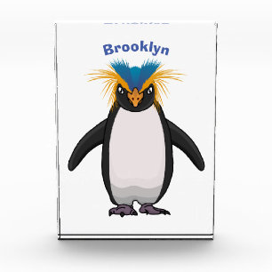 Bloc Photo Illustration de mignon macaroni pingouin