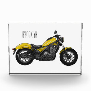 Bloc Photo Illustration de moto Cruiser
