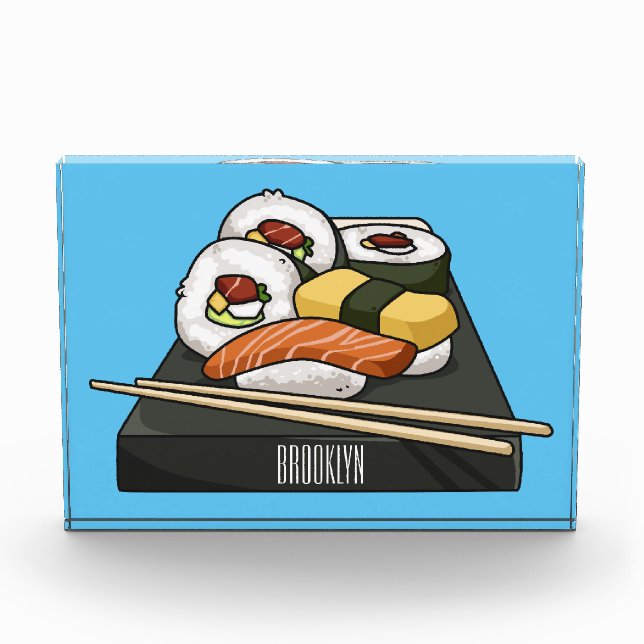Bloc Photo Illustration de sushi (Devant)