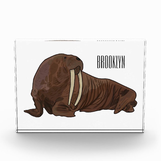 Bloc Photo Illustration de Walrus (Devant)