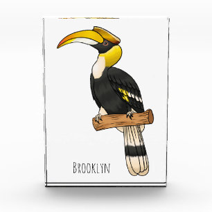 Bloc Photo Illustration d'oiseau de grande corneille