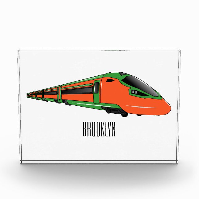 Bloc Photo Illustration du train à balles (Devant)