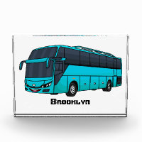Illustration d'un autobus à passagers moderne