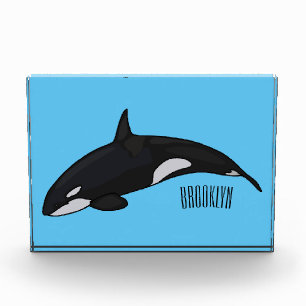 Bloc Photo Illustration d'une baleine tueuse