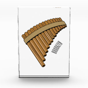 Bloc Photo Illustration Pan flûte / panpipes