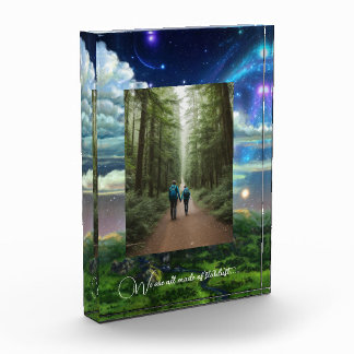 Bloc Photo Imaginaire de galaxie étoilée