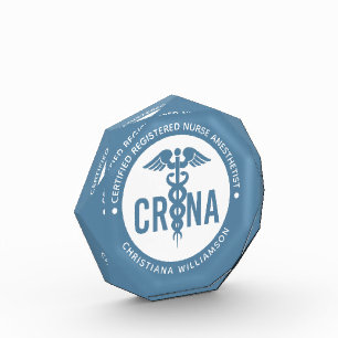 Bloc Photo Infirmière anesthésiste certifiée CRNA personnalis