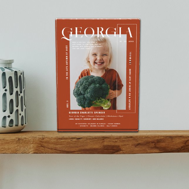 Bloc Photo Instantané minimal moderne | N'importe quelle anné (Créateur téléchargé)