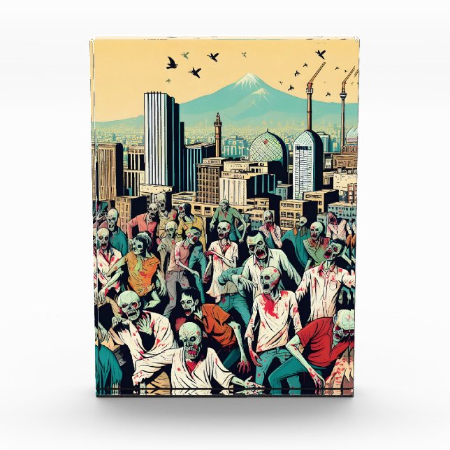Bloc Photo Isfahan with zombies - Persian (iran) design (Devant)