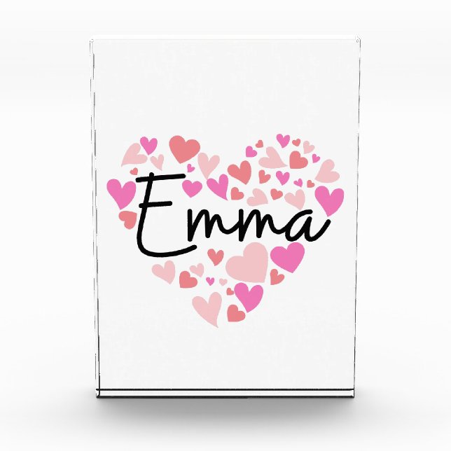Bloc Photo J'aime Emma (Devant)