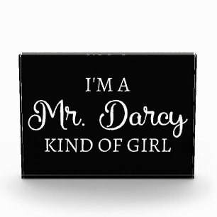 Bloc Photo Je suis une fille du genre Mr Darcy