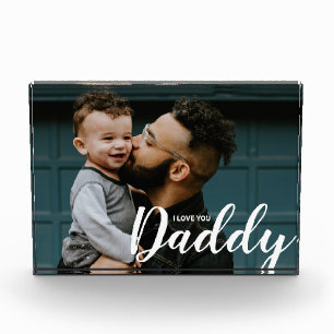 Bloc Photo Je T'Aime Papa Photo personnalisée