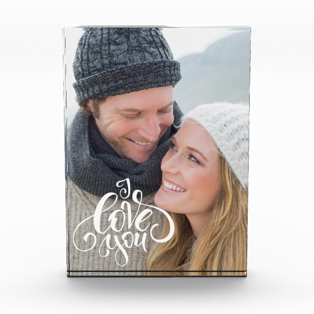 Bloc Photo Je T'Aime. Saint Valentin sur mesure (Devant)