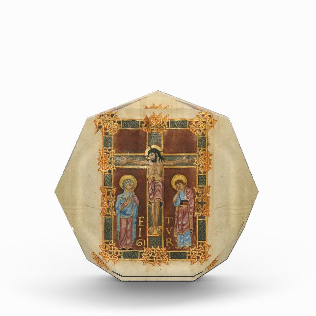 Bloc Photo Jésus sur la croix, Marie et Jean (Devant)