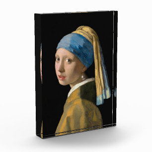 Bloc Photo Johannes Vermeer - Fille avec une oreille perle