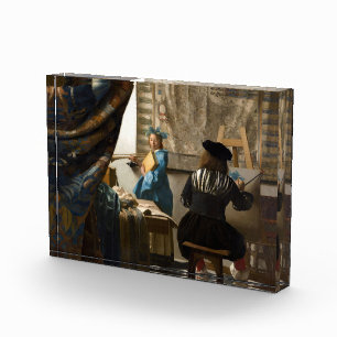 Bloc Photo Johannes Vermeer - L'Allégorie de la Peinture