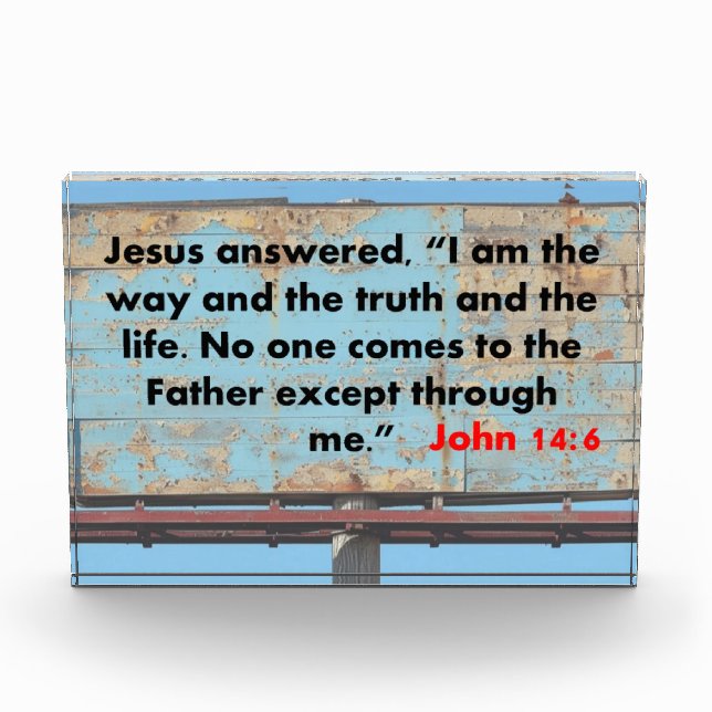 Bloc Photo John 14:6 (Devant)