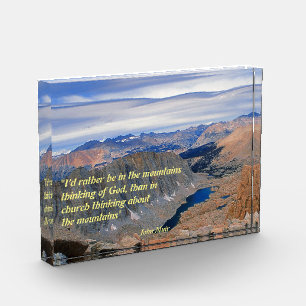 Bloc Photo John Muir Citation