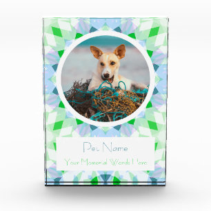 Bloc Photo Joli Cadeau Mémorial de Chat Chien de Compagnie Bl