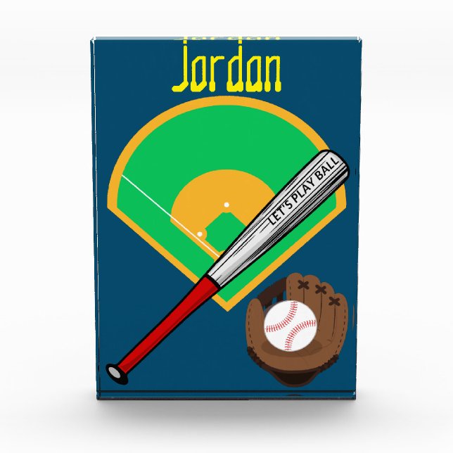 Bloc Photo "Jouons au bal" Baseball (Devant)