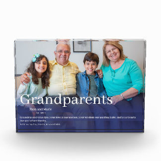 Bloc Photo Journée des grands-parents Message photo des petit