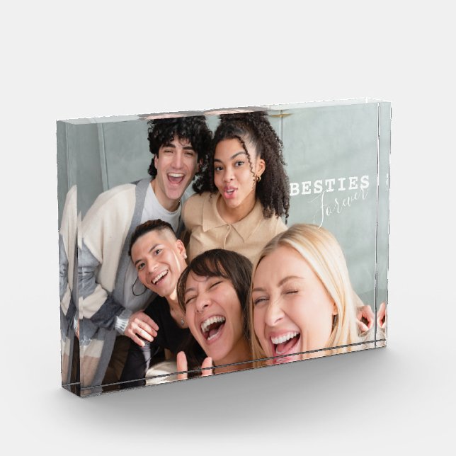 Bloc Photo Joyeuse fête de l'amitié BESTIES FOREVER (Gauche)