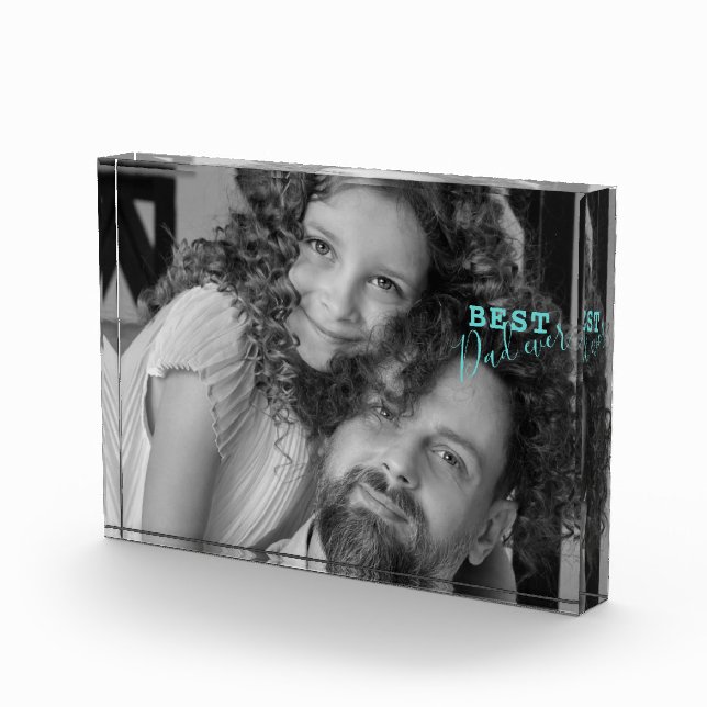 Bloc Photo Joyeux anniversaire à papa, Photo Collage cadeau (Droite)