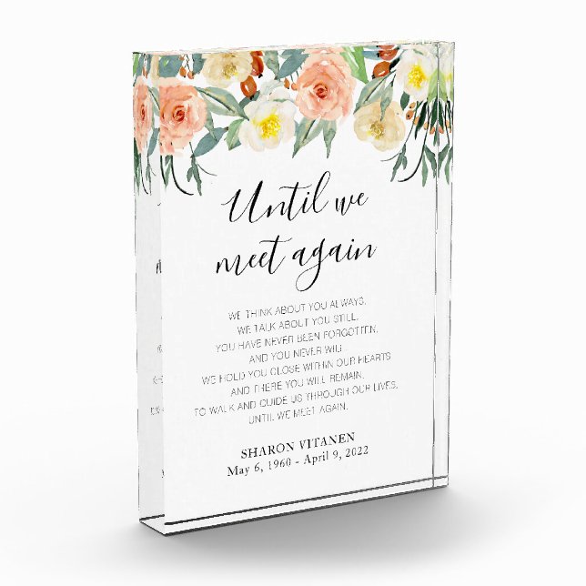 Bloc Photo Jusqu'À Ce Que Nous Nous Rencontrions À Nouveau Pe (Gauche)