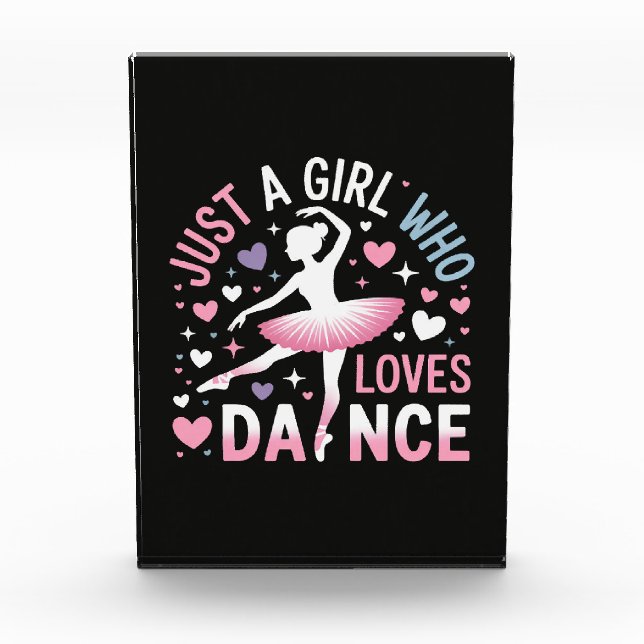 Bloc Photo Juste une fille qui aime la danse (Devant)