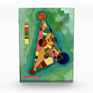 Bloc Photo Kandinsky - Triangle multicolore