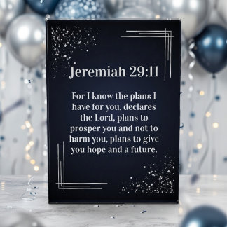 Bloc Photo Keepsake 18th Birthday Bible Verse Photo Block