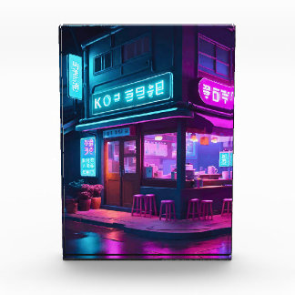 Bloc Photo Korean Neon Coffee House LoFi Art 