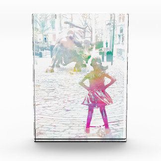 Bloc Photo La fille sans peur (aquarelle)