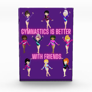 Bloc Photo La Gymnastique Est Mieux Avec Les Amis