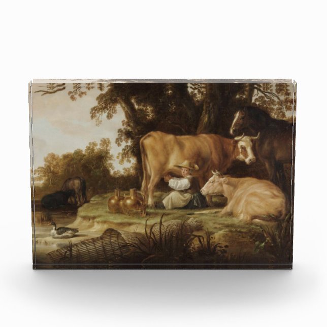 Bloc Photo La Milkmaid Aelbert Cuyp (Devant)