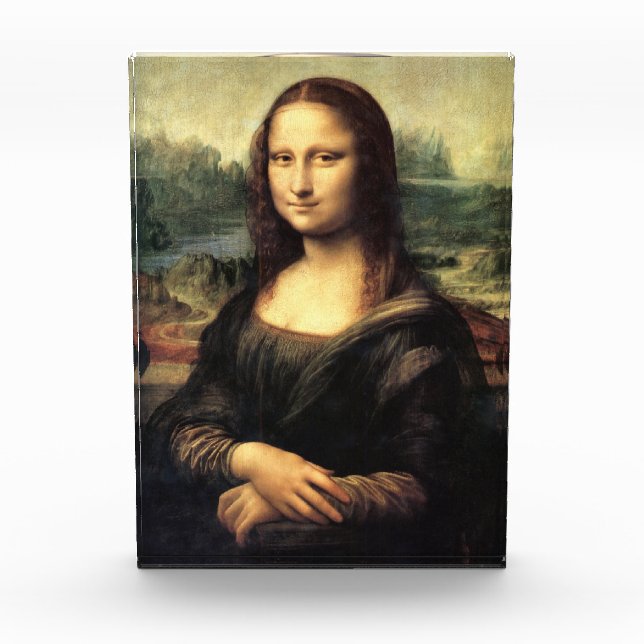 Bloc Photo La Mona Lisa Leonardo da Vinci (Devant)