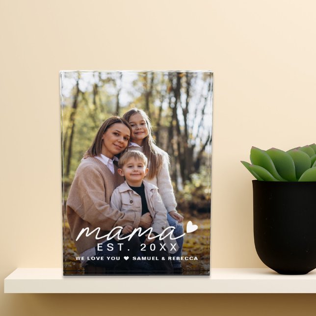 Bloc Photo La photo de maman couvre le Jour de la mère (Créateur téléchargé)