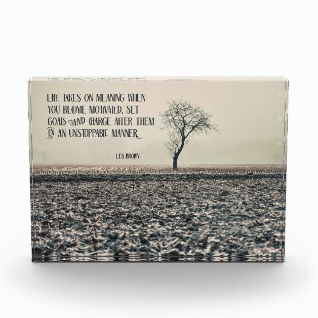 Bloc Photo La Vie Prend Une Signification (Devant)