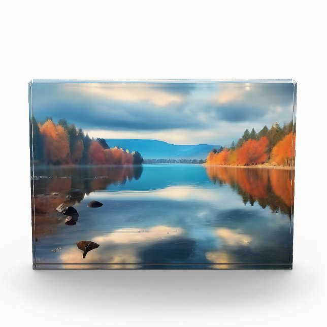 Bloc Photo Lac en automne (Devant)