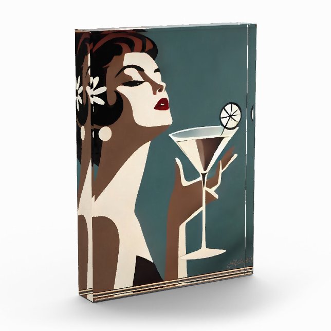 Bloc Photo L'art moderne du milieu du siècle La DIva Martini (Gauche)