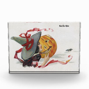 Bloc Photo Le baiser de la sorcière : Jack-o'-lantern à Hallo