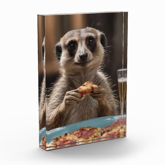 Bloc Photo Le Déjeuner De Meerkat Sneaky, (Gauche)