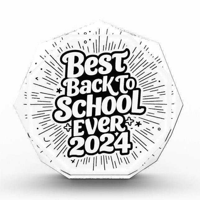 Bloc Photo Le Meilleur Retour À L'École En 2024 Design (Devant)