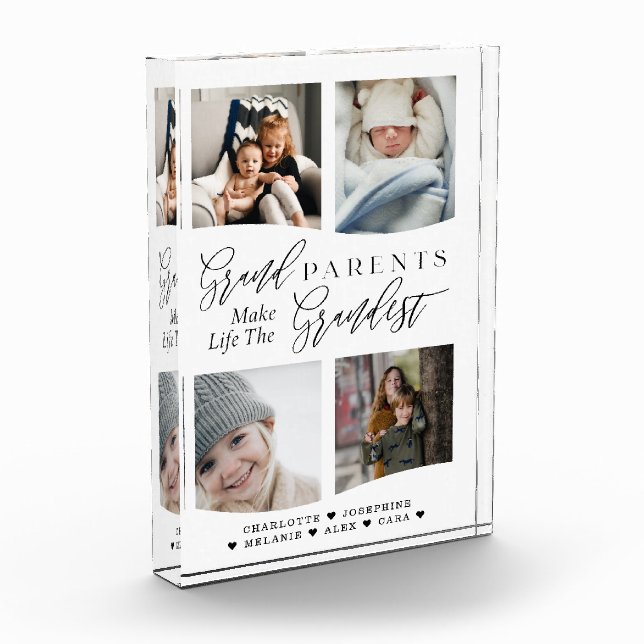 Bloc Photo Les grands-parents font de la vie le plus grand co (Gauche)