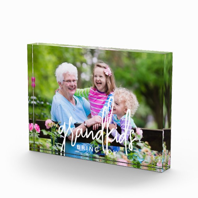 Bloc Photo Lettres Modernes pour Petits-Enfants (Droite)