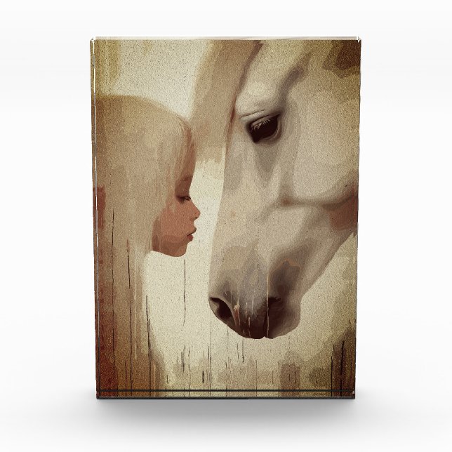 Bloc Photo Lien Innocent – Art de l'Enfant et du Cheval (Devant)