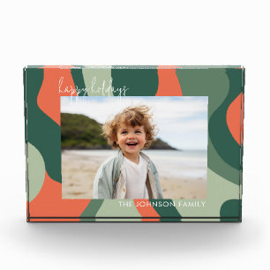 Bloc Photo Ligne biologique Art Abstrait - Jade Coral 1